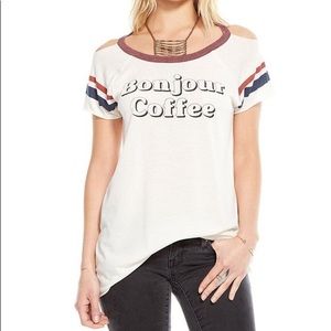 Chaser Bonjour Coffee tee!
